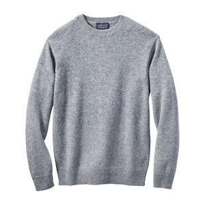 Pendleton / Outdoorsman 100% Virgin Wool Grey Sweater